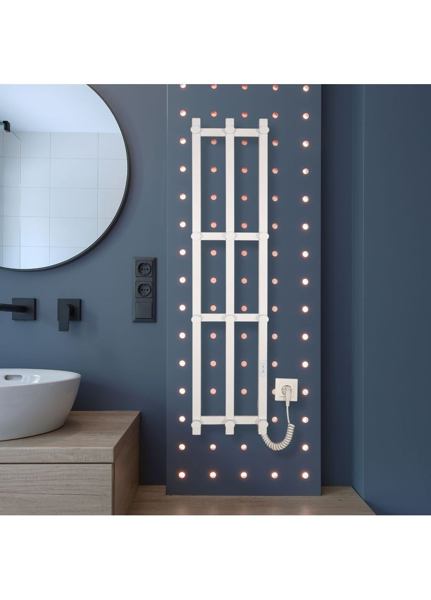 Полотенцесушитель электрический с контроллером мат 1190*270 Carino GIACOMO (365595879)