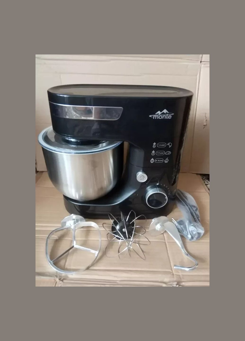 Миксер планетарный с чашей (тестомес) (MT-2508) Monte (328602541)