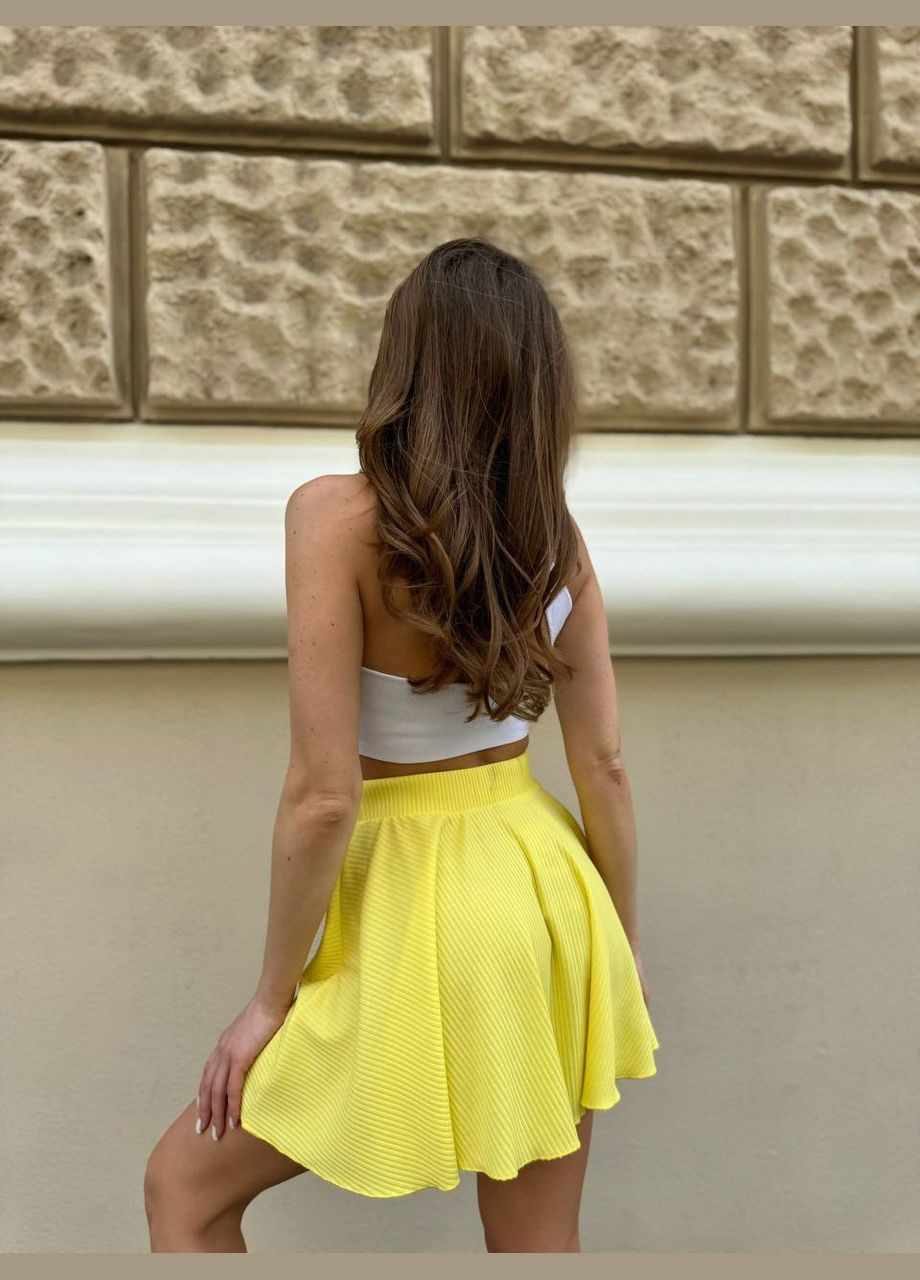 Желтая юбка No Brand