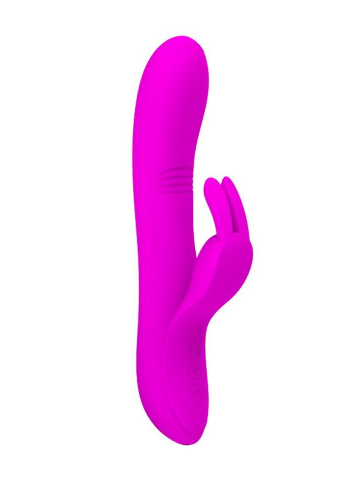 НАЙНИЖЧА ЦІНА! Вібратор - кролик DYLAN (фуксія) водонепроникний з 7 режимами стимуляції Pretty Love (302002049)