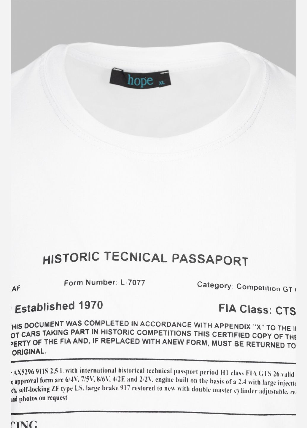 Біла футболка з принтом чоловіча hp-057 (2000990477248s) shop (2000990477248) Hope