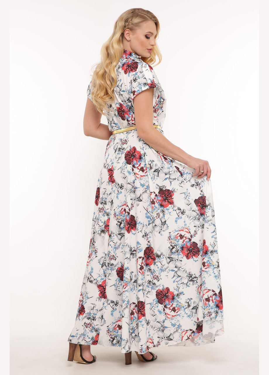 Белое вечернее платье алена 54 белое лед 0143 Vlavi