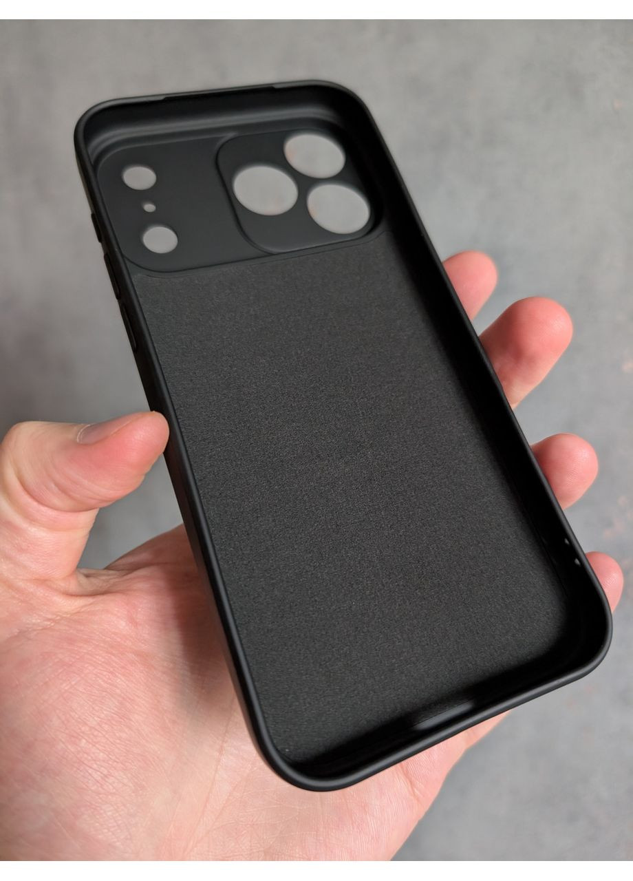 Силіконовий чохол для iPhone 17 Pro Чорний матовий чохол з MagSafe на айфон 17 про Ultimate Experience (363196777)