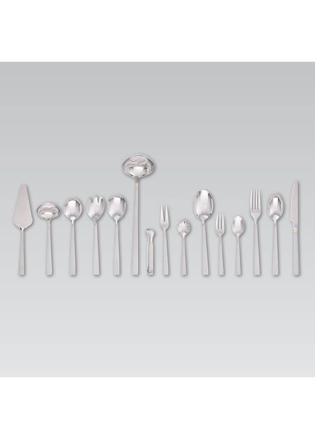 Набір столових приладів MR-1517G-72 72 сріблястий предмети Maestro (365589772)