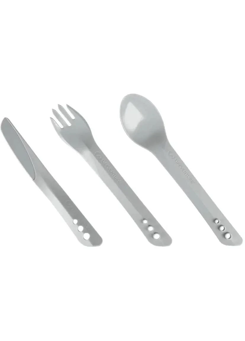 Набор столовых приборов Cutlery Light Grey Lifeventure (328313605)