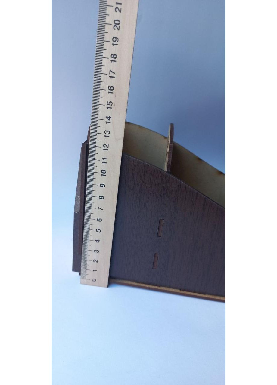 Деревянный органайзер для специй и приправ коричневый UK0733 No Brand (303218073)