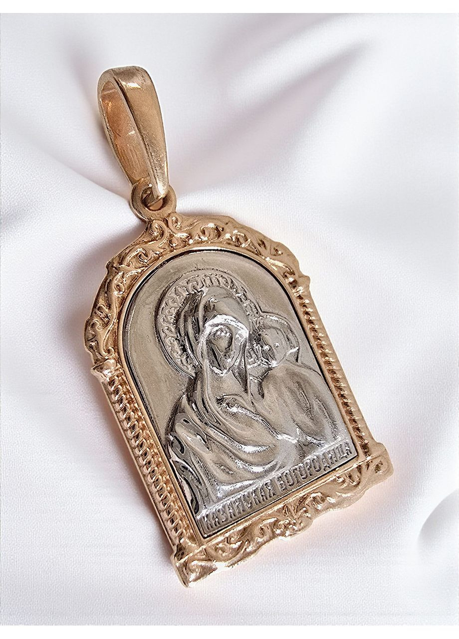 Золотая ладанка иконка «Божья Матерь Казанская» 440592-1п Столична Ювелірна Фабрика (363840202)