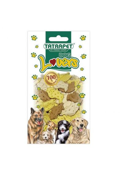 Ласощі для собак печиво Звірятка Dog Lovers Animal Mix 200 г 964563 TATRAPET (278308478)