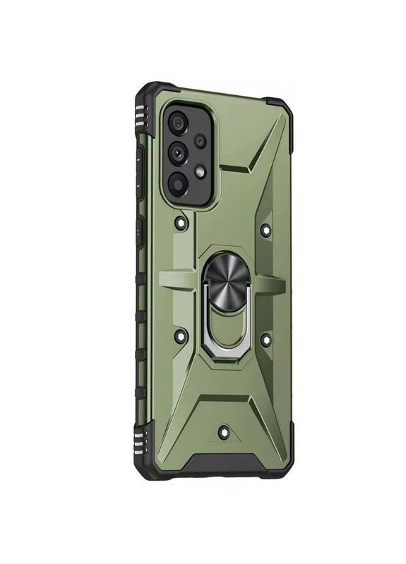 Ударостійкий чохол Pathfinder Ring з кільцем для Samsung Galaxy A53 5G Хаки Epik (372499356)