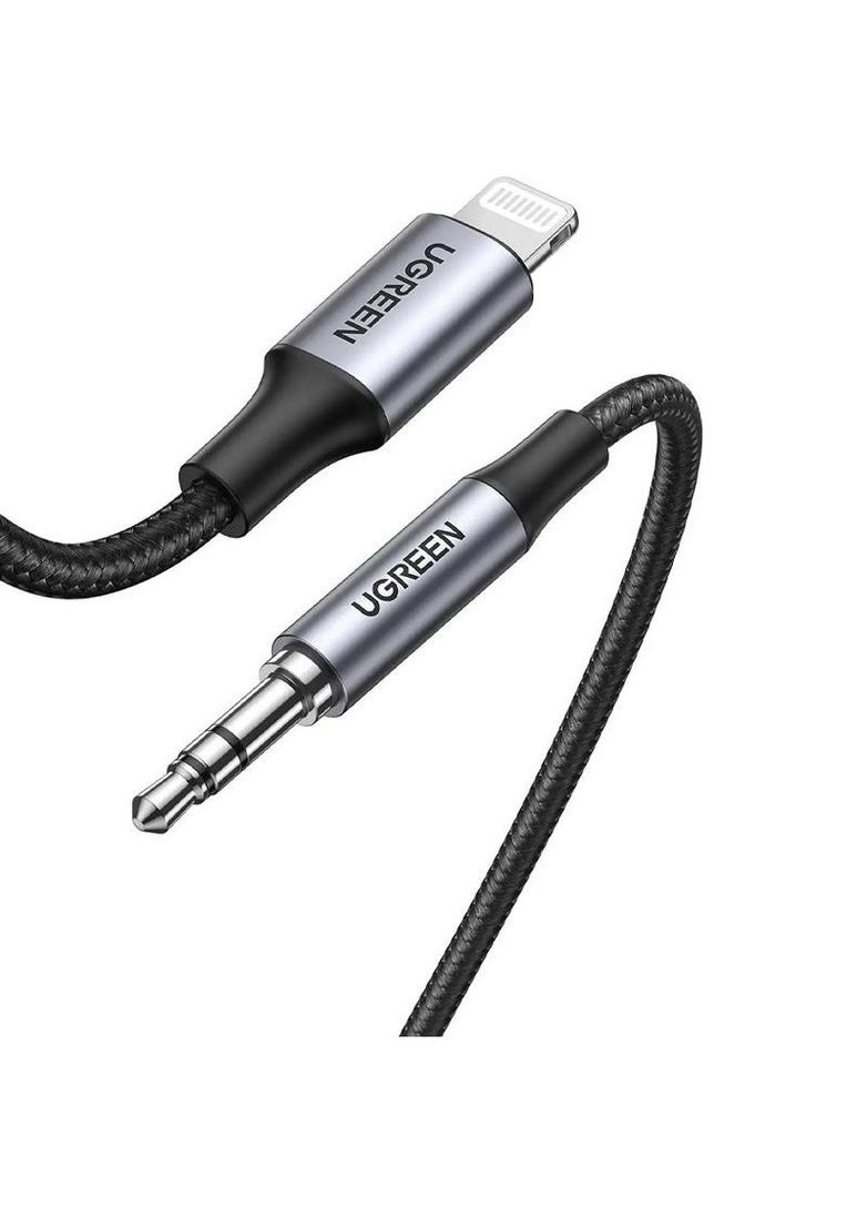 Аудіо кабель Aux US315 3.5mm to Lightning (1m) Ugreen (289362169)