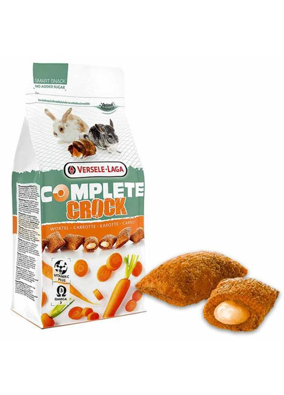 Ласощі "Компліт Морква" для кроликів та гризунів Complete Crock Carrot - 50 г Versele-Laga (327069490)