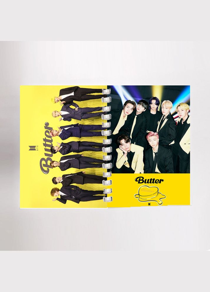 Блокнот Скетчбук BTS k-pop Army Butter (sk0013) No Brand (327006736)