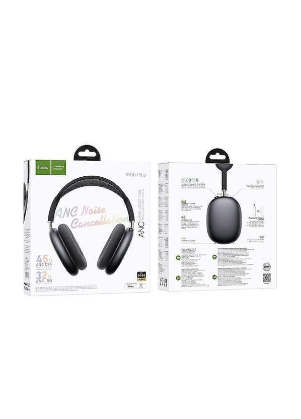 Наушники Bluetooth W65 Plus Happy ANC BT headphones Black Hoco (359401703)