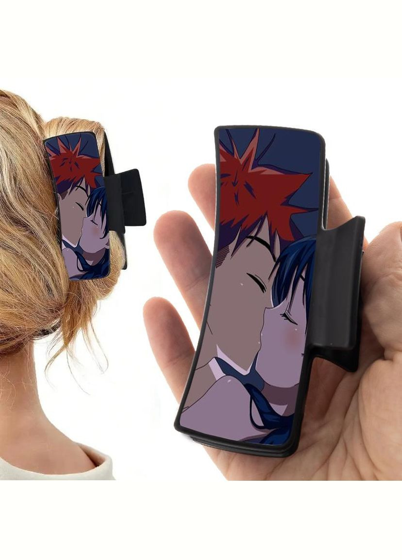 Заколка крабик для волос Аниме В поисках божественного рецепта #0002 черный No Brand (315630916)