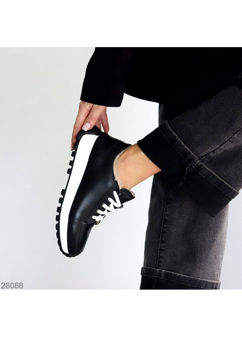 Зимові кросівки No Brand чорні зими (372113416)