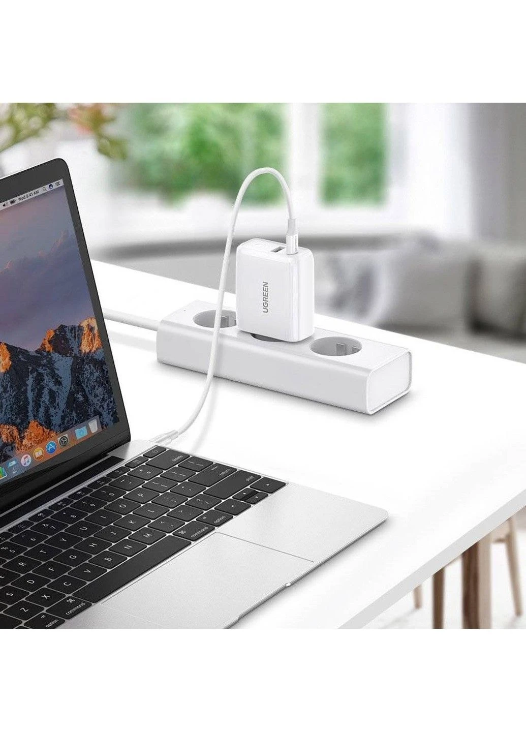 Мережевий зарядний пристрій CD170 38W USB-C Wall Charger EU (White) (UGR-60468) Ugreen (377725072)