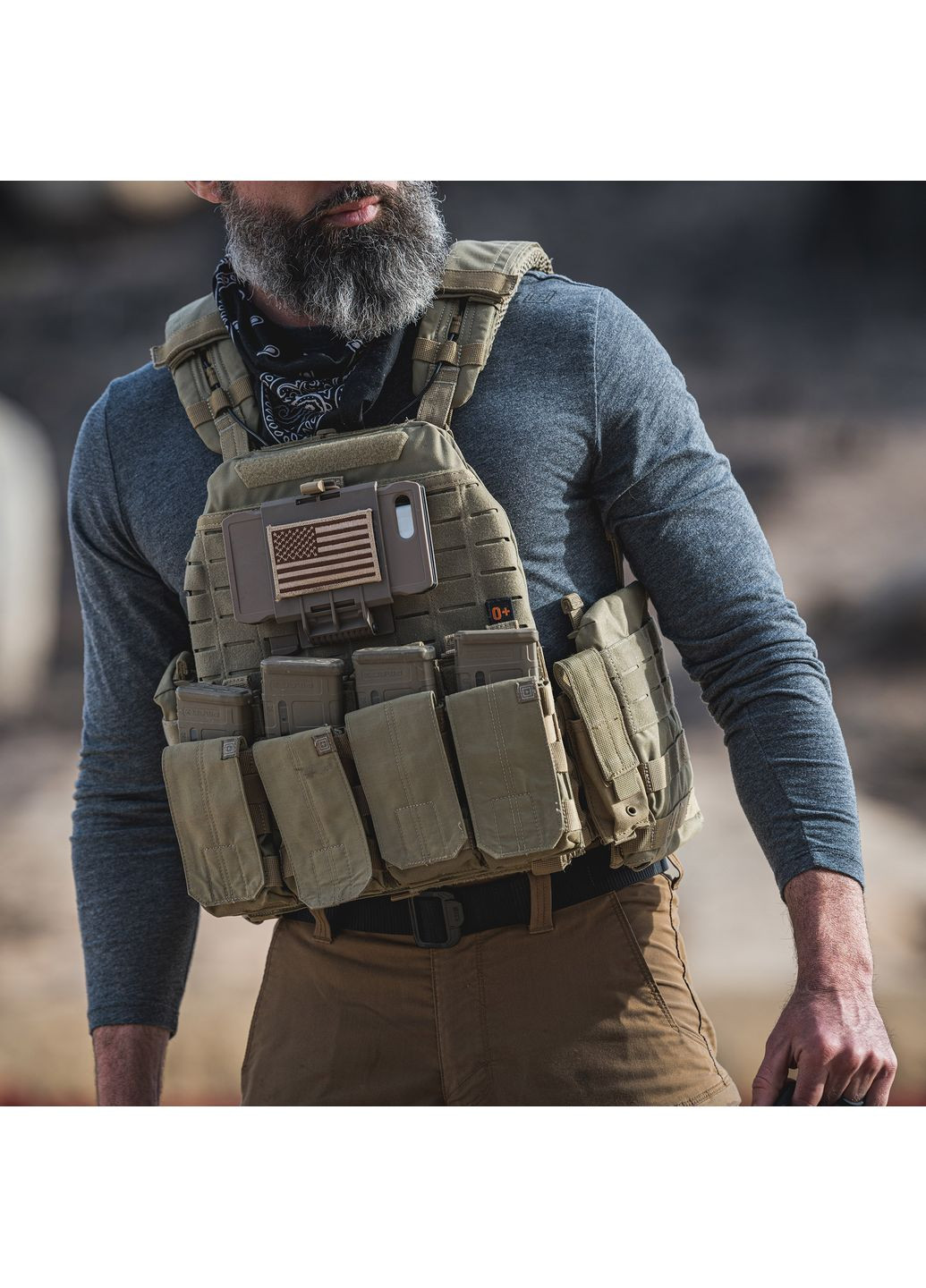 Плитоноска TacTec Plate CarrierKangaroo 5.11 Tactical (366294037)