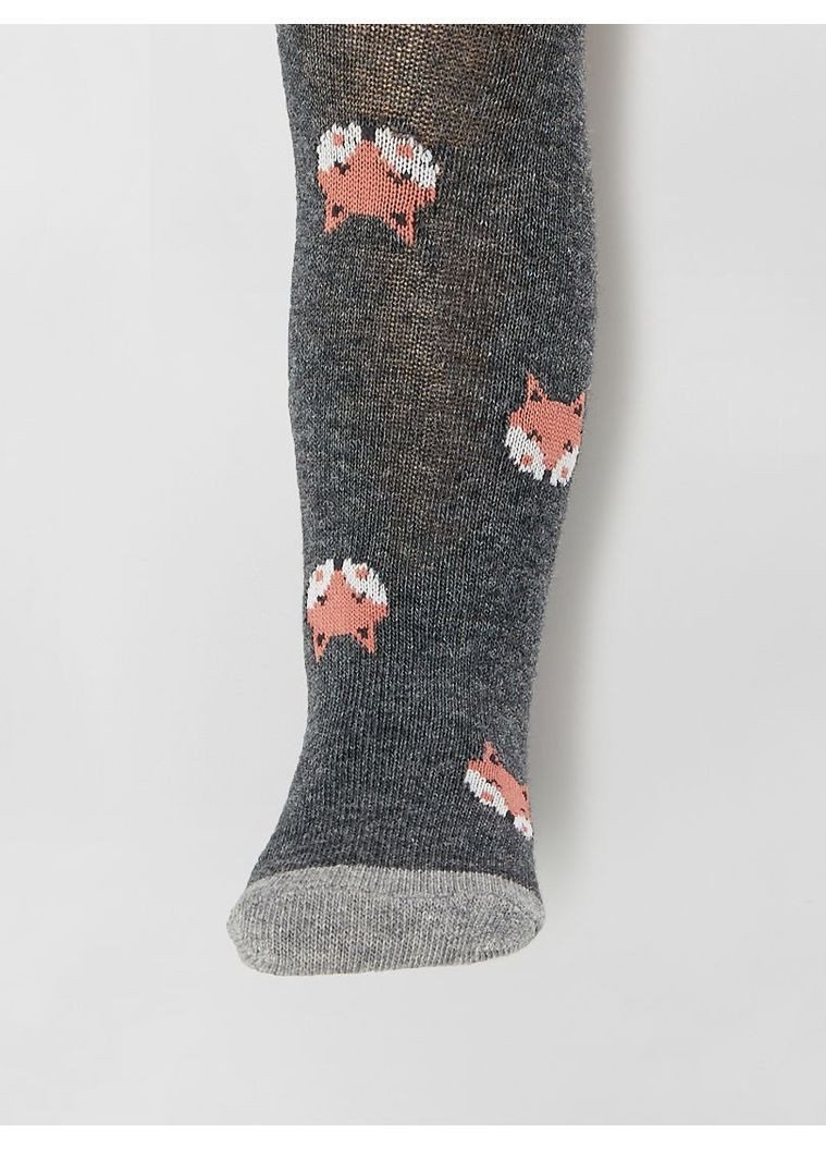 Колготи,темно-сірий в візерунки, Kiabi (369624524)