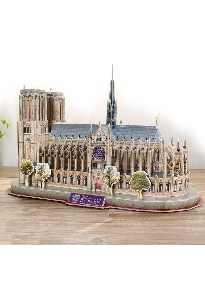 3D Пазл CubicFun Нотр-Дам-де-Пари, 128 элементов () National Geographic DS0986h (366524157)