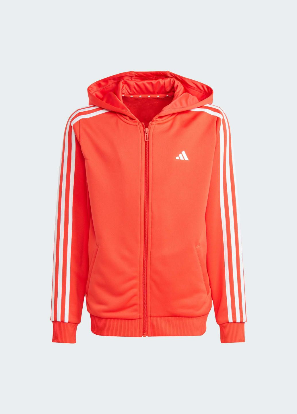 Худі Train Essentials AEROREADY 3-Stripes Regular-Fit Full-Zip adidas (329855809)