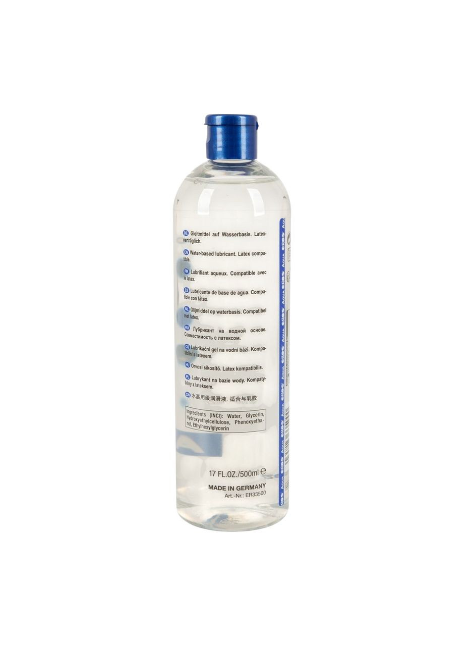 Смазка интимная водная лубрикант на водной основе Aqua 500 мл Интим-смазки для секса Eros (317748187)