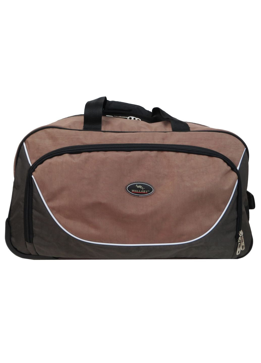 Сумка на колесах 57L хакі з коричневим Wallaby (360894140)