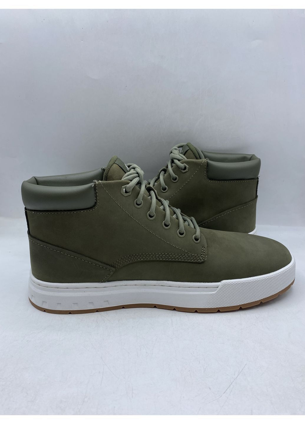 Хаки ботинки maple leather chukka Timberland