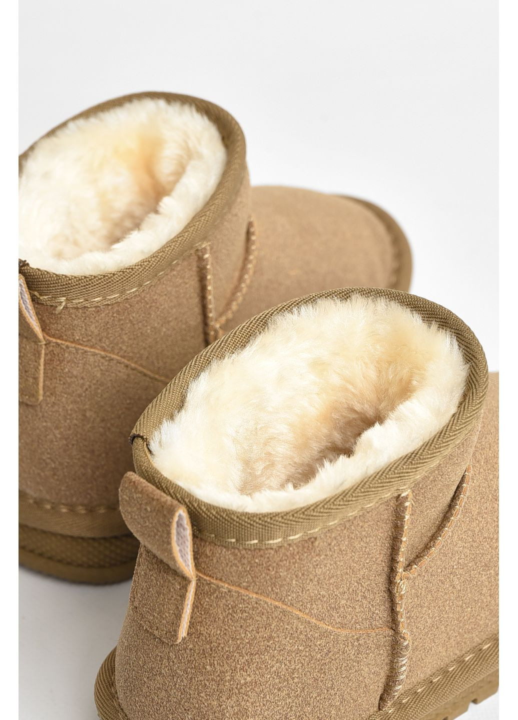 Уггі дитячі штучна замша бежевого кольору Let's Shop (367048958)