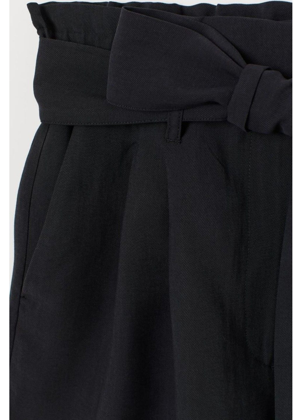 Женские шорты с поясом Н&М (56748) XS Черные H&M (284105632)