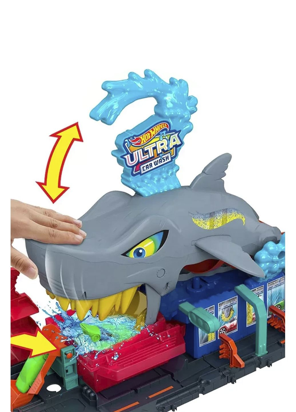 Игровой набор "Автомойка: Суперакула" цвет разноцветный ЦБ-00265111 Hot Wheels (307904648)