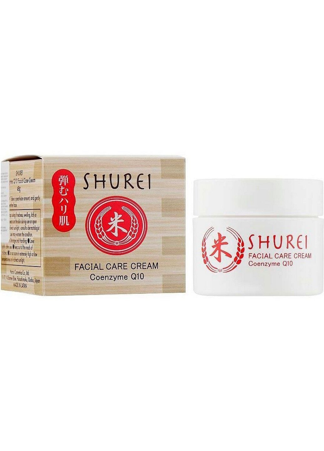 Крем для лица Shurei Facial Care Cream Coenzyme Q10 48 г Naris Cosmetics (278048722)