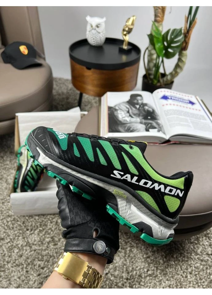 Зеленые кроссовки black green silver (размер ) No Brand XT-4 Carbon