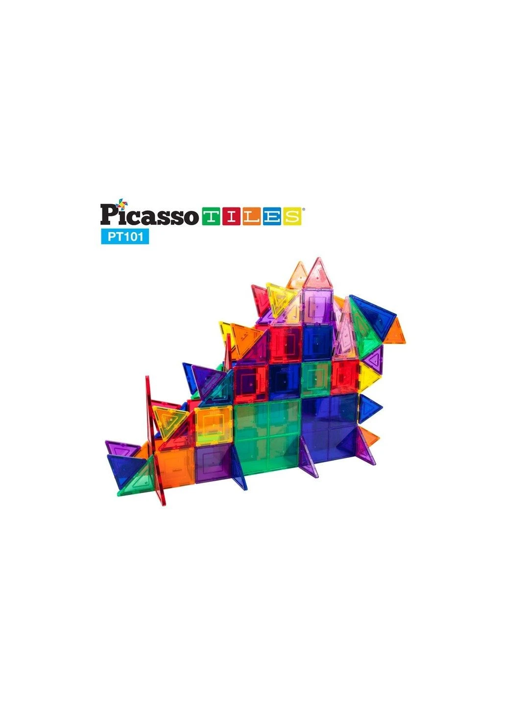 Конструктор магнітний Tiles Magnetic Building Blocks 101 деталь (ek28644) Picasso магнітний Tiles Magnetic Building Blocks 101 детал (392049667)