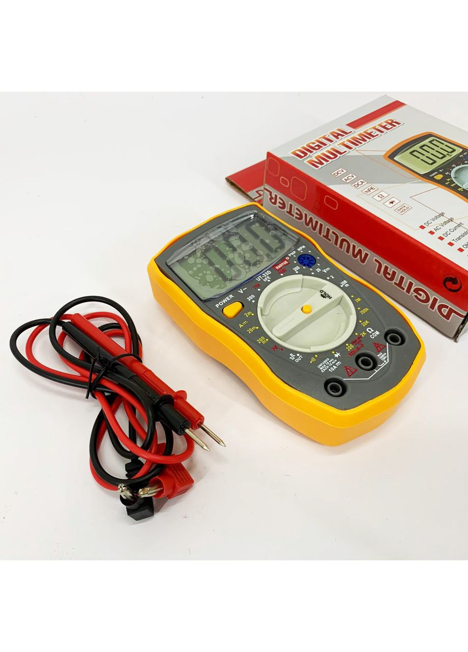 Мультиметр цифровий HAOYUE UT33D (генератор імпульсів, звукове продзвонювання, тест діодів, HOLD) ACV (365986195)