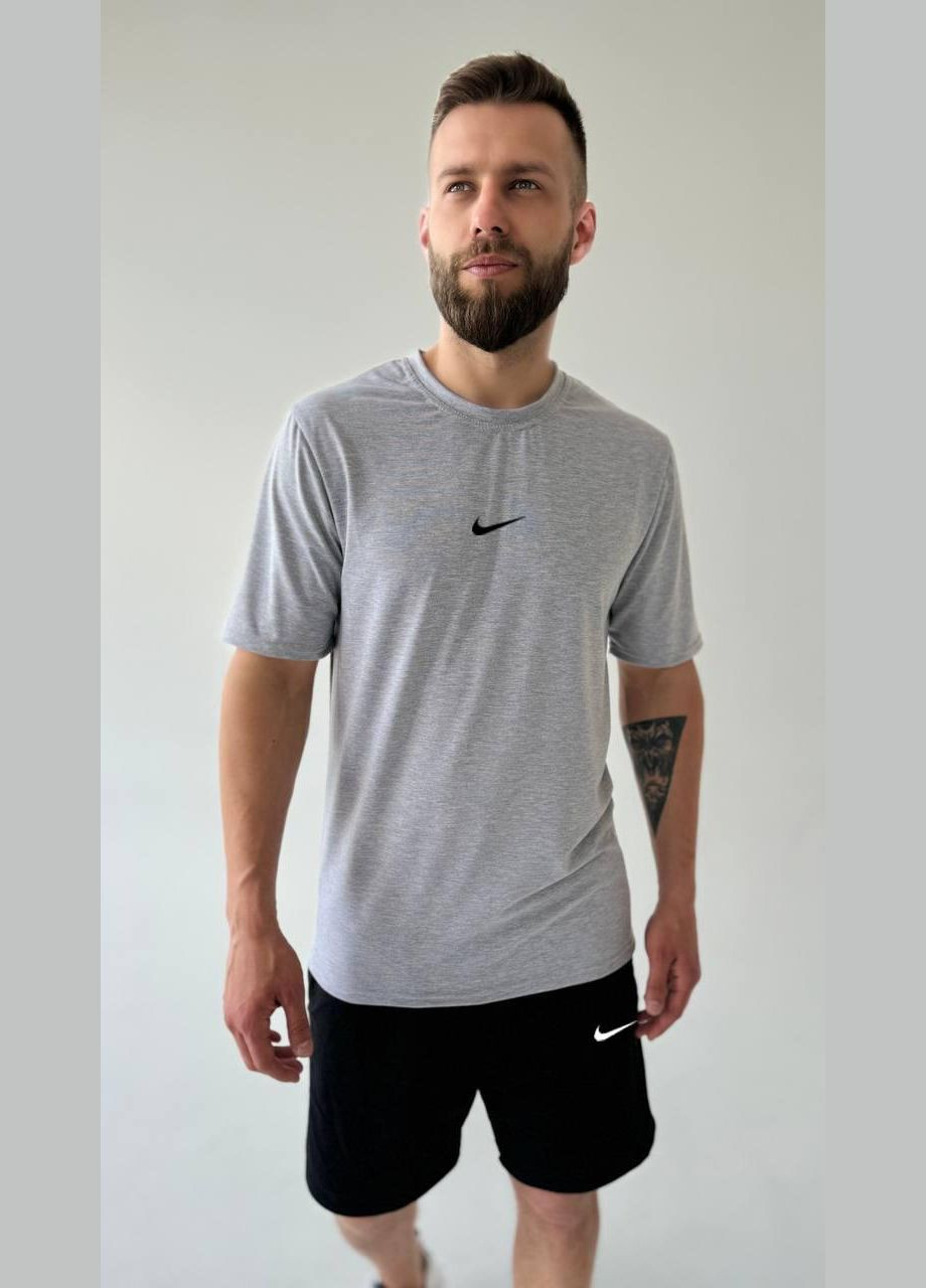 Сірий літній літній комплект No Brand