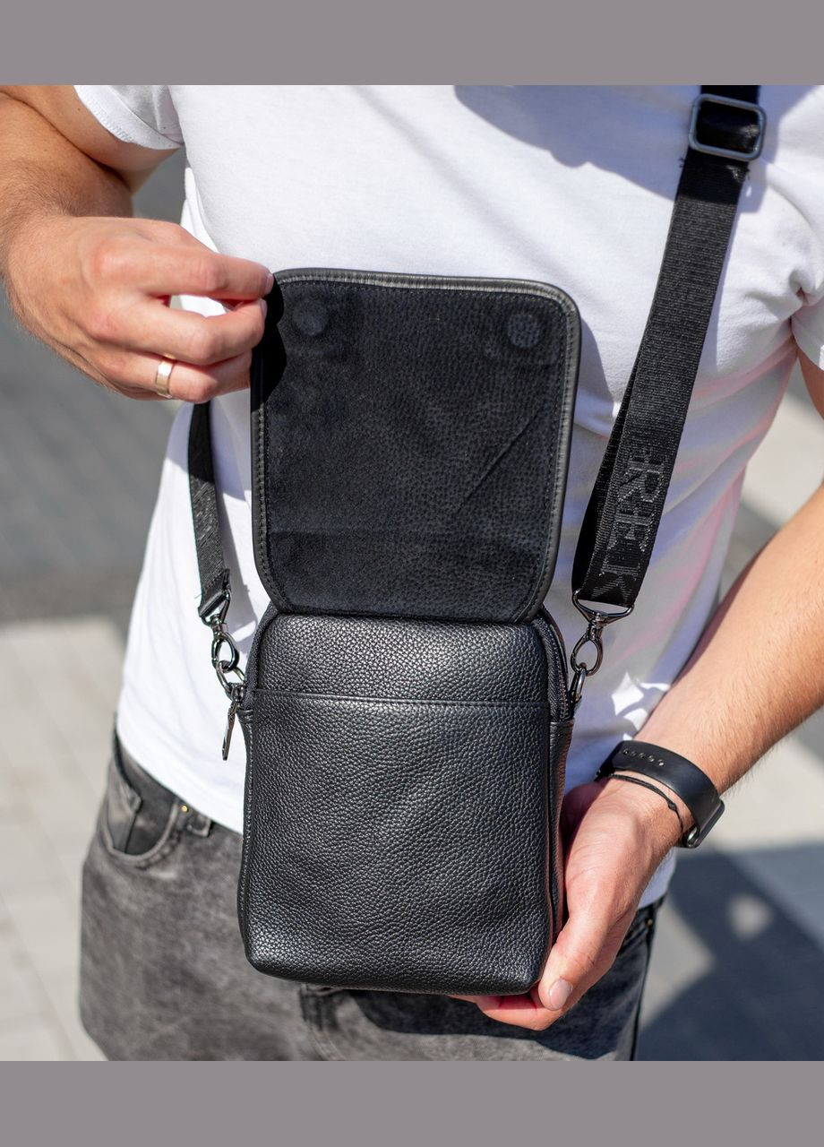 Мужская кожаная сумка-барсетка через плечо с ручкой TD-22011 Tiding Bag (341309323)