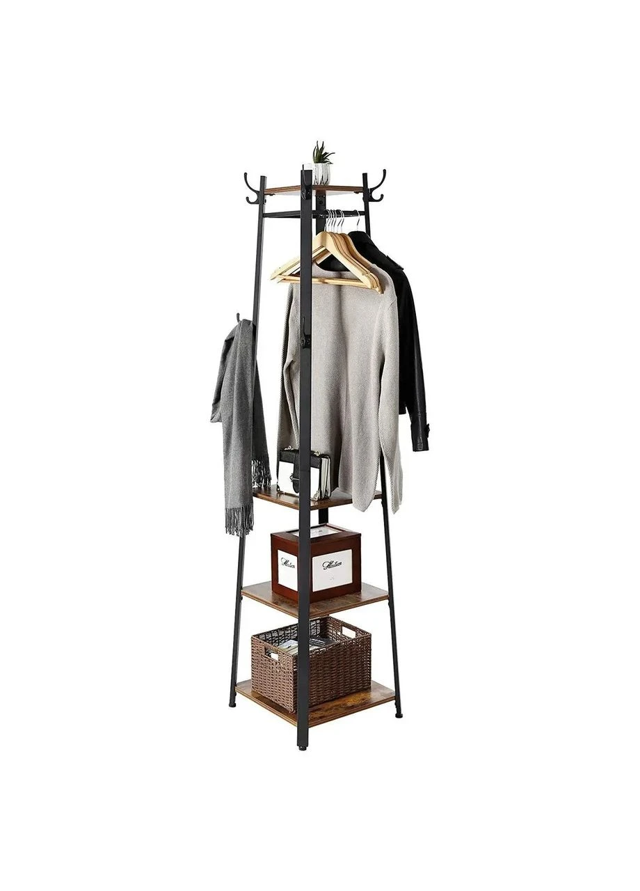 Полка LOFT с полками черная (NS-1995) No Brand (396500112)