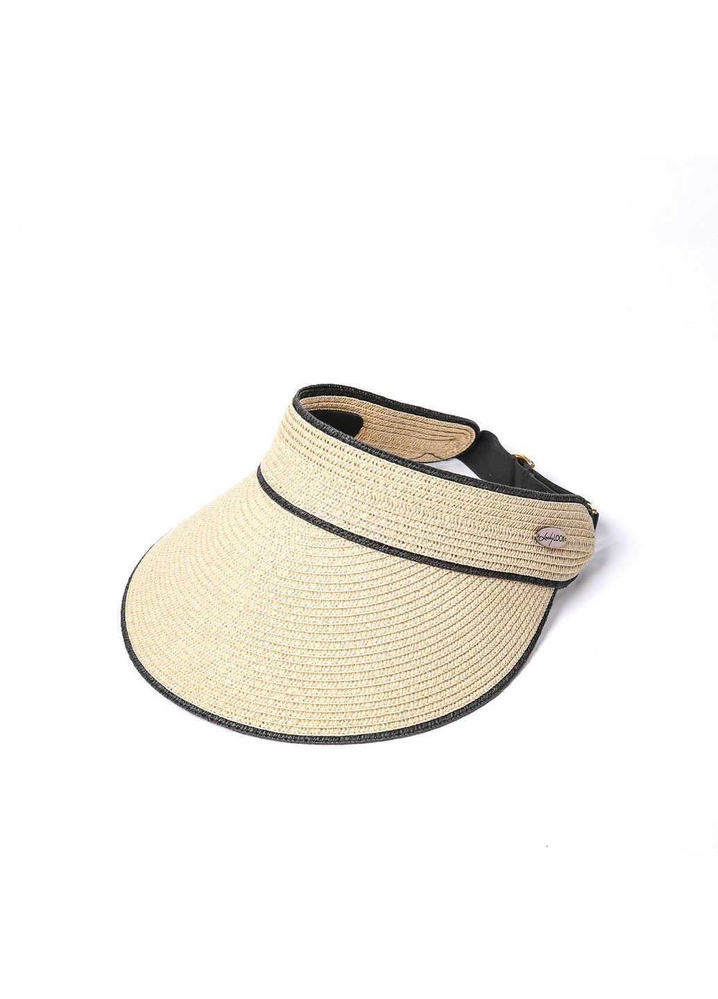 Козирок від сонця жіночий папір бежевий ЛІНЕЯ LuckyLOOK 733-589 (323001608)