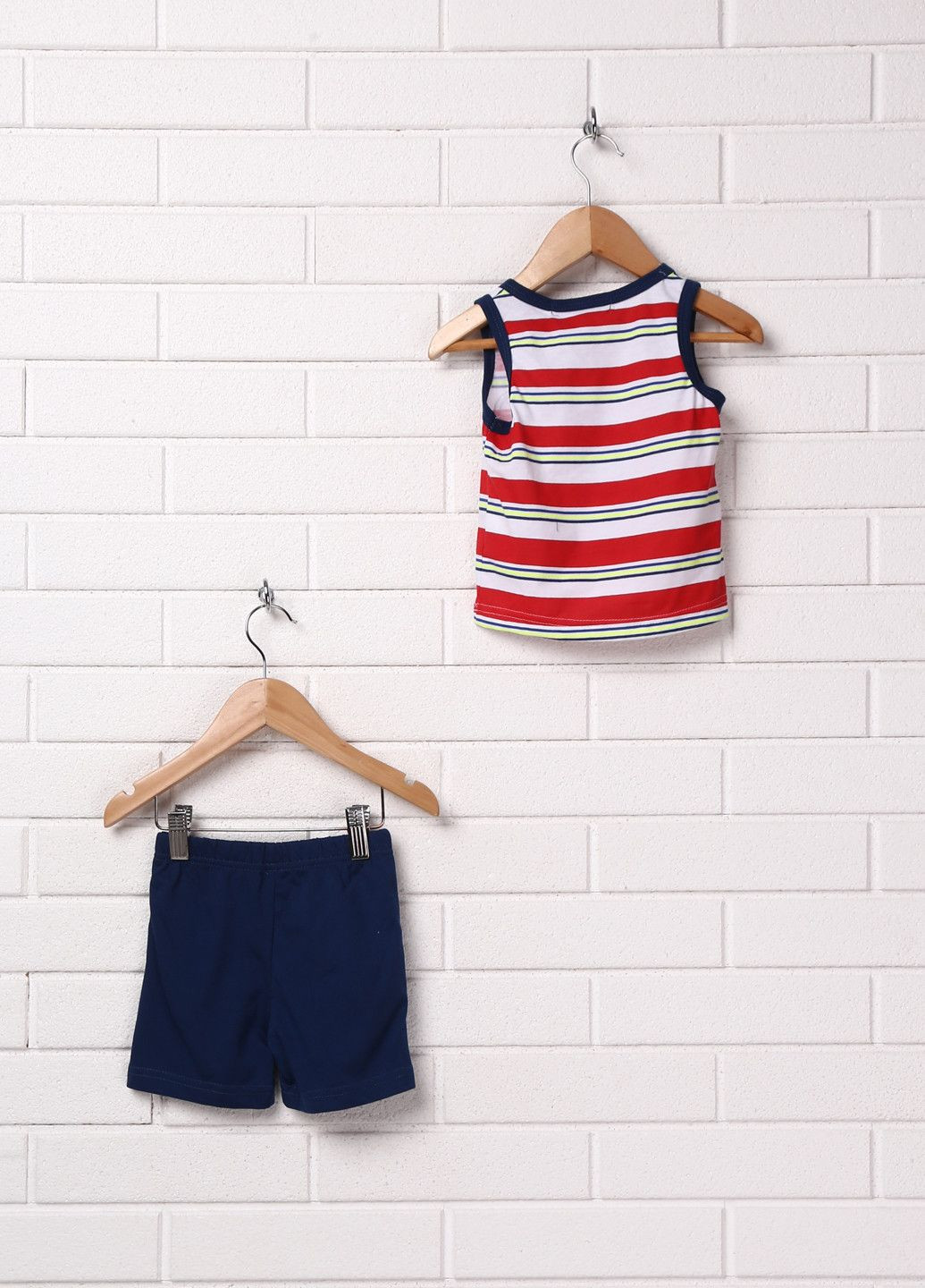 Темно-синій літній костюм azurooo1 салатовий Azur Gang