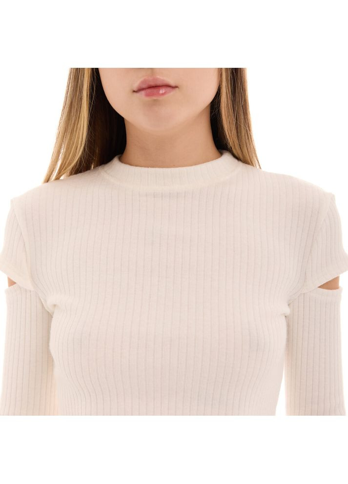 Лонгслив Mira женский Молочный Pobedov (371258685)