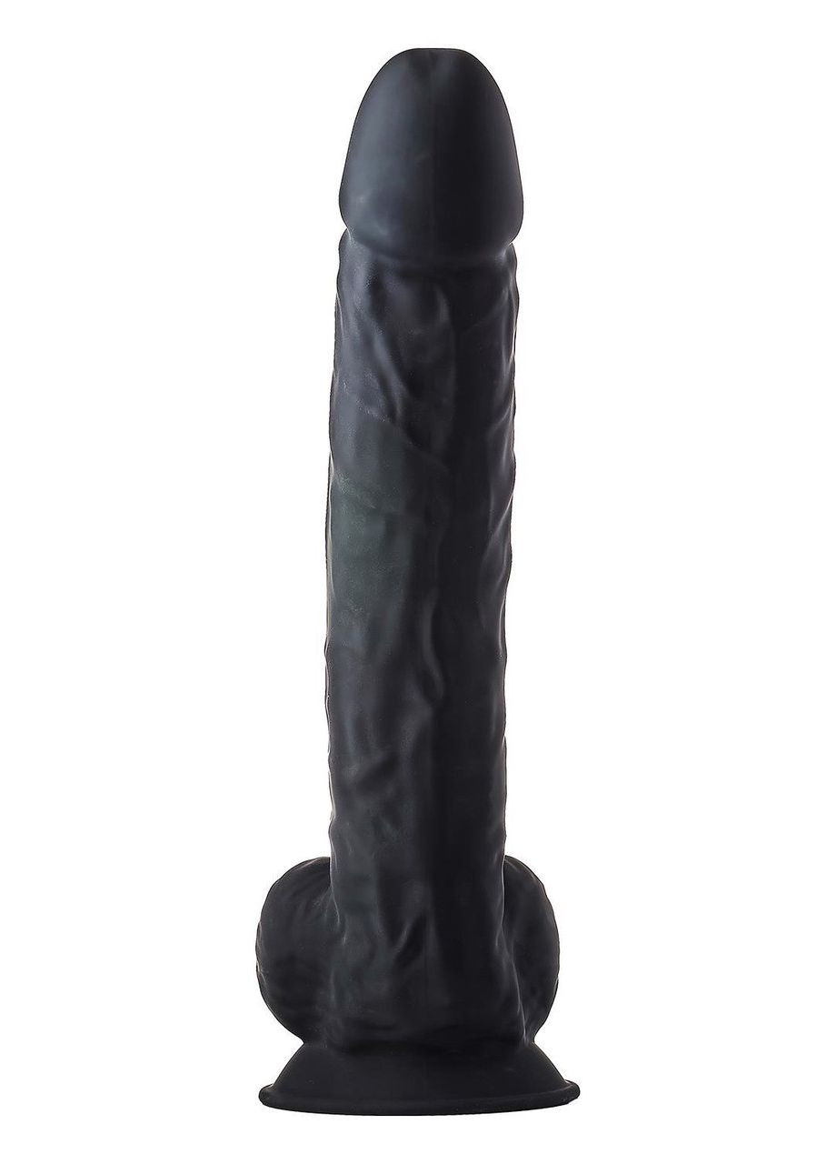 Фаллоимитатор гигантский реалистичный Dreamtoys Real Love на присоске с мошонкой, черный No Brand (330617875)