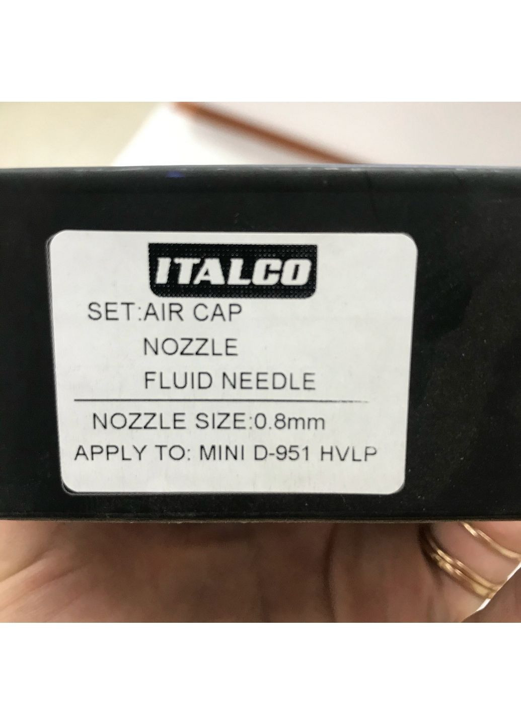 Форсунка,8мм для фарбопультів D-951-MINI HVLP NS ITALCO (289368400)