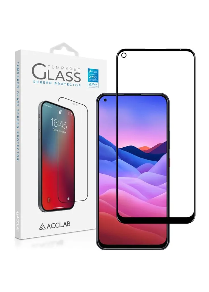 Стекло защитное Full Glue ZTE Blade V2020 Black (1283126508912) ACCLAB (395325269)
