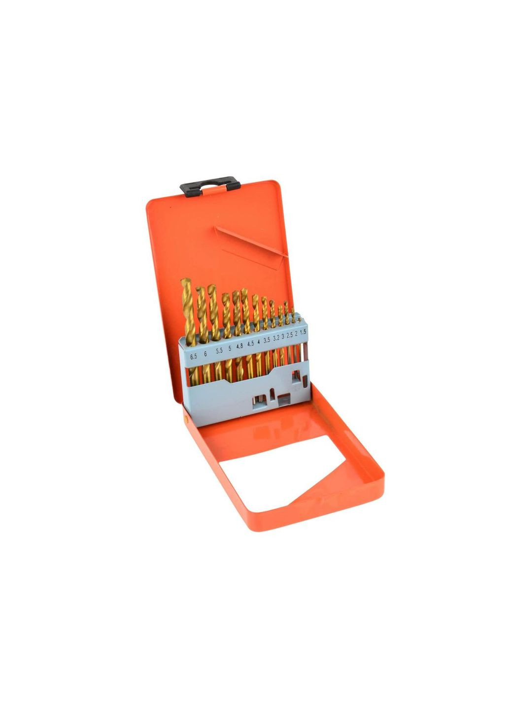 Свердла металу " " HSS-TYT у металічній валізці, комплект 13шт: ( 1,5 - 6,5)мм Geko (313400167)