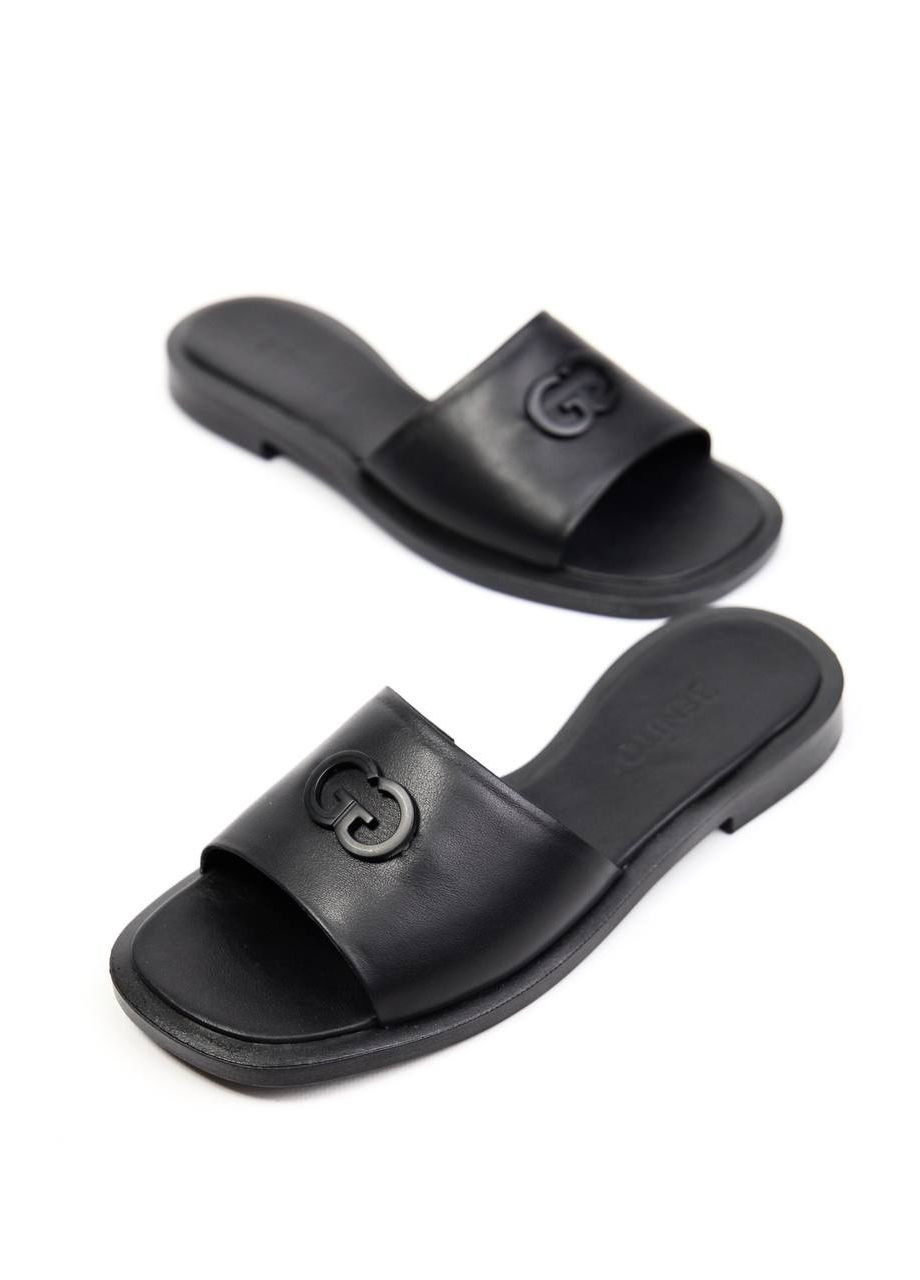 Черные шлепанци Benito