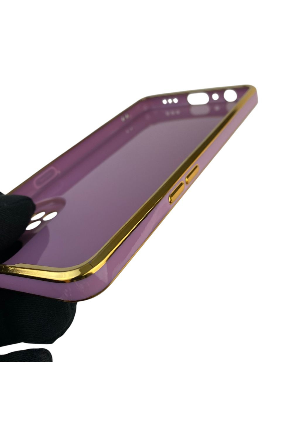 Чехол для Reno 8T 4G с кольцом MagSafe с золотой окантовкой на оппо рено 8т черничный gs1 Oppo (366229224)