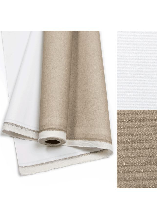 Полотно в рулоні грунтоване шир.2м бавовна середнє зерно 335 г/м² Unico (362578780)