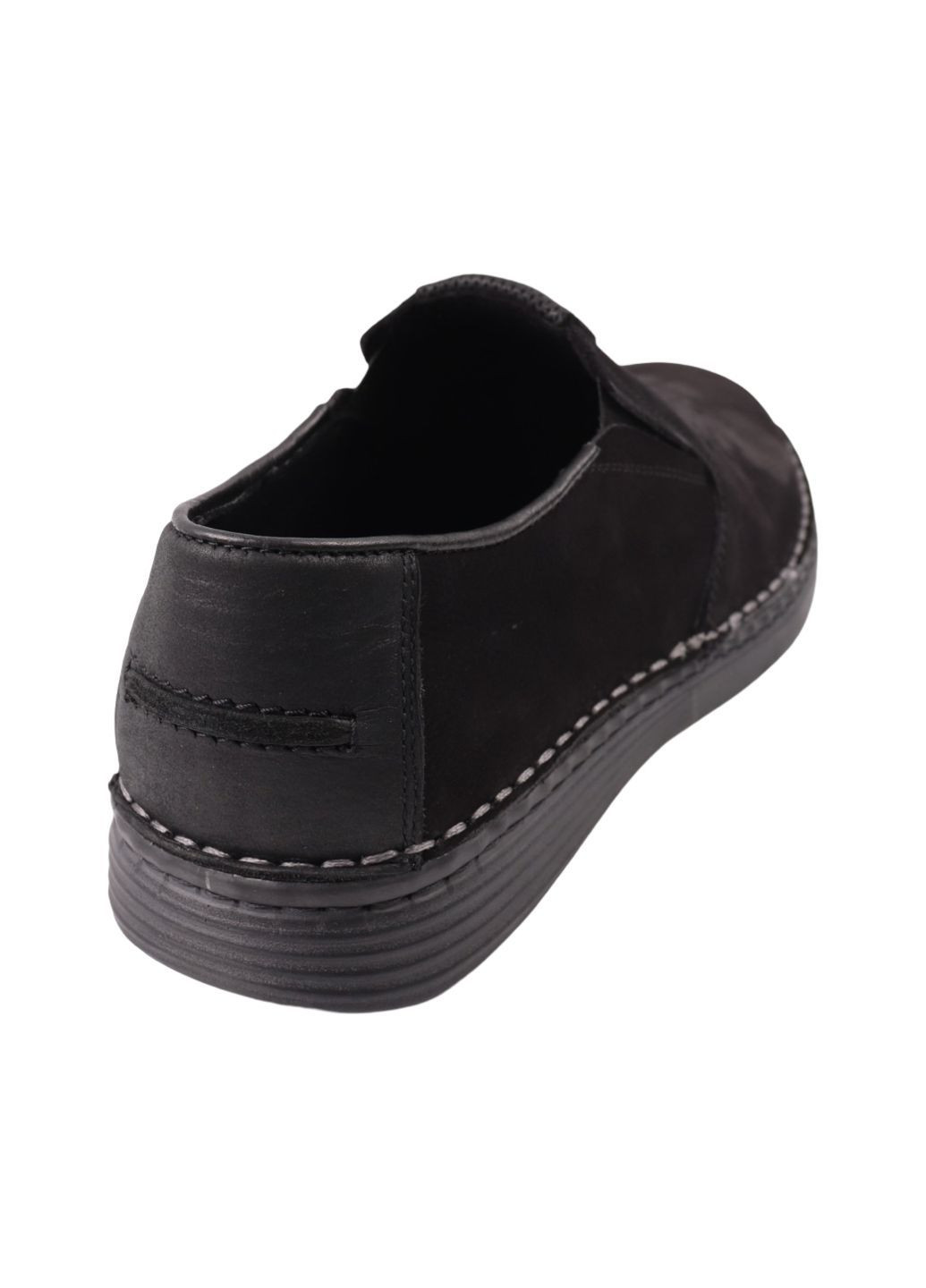 Туфлі чоловічі чорні натуральний нубук Detta 142-24DTC (299922070)