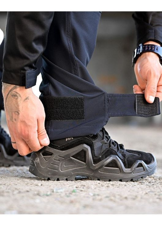 Тактичні чоловічі демісезонні штани сині No Brand (370603928)