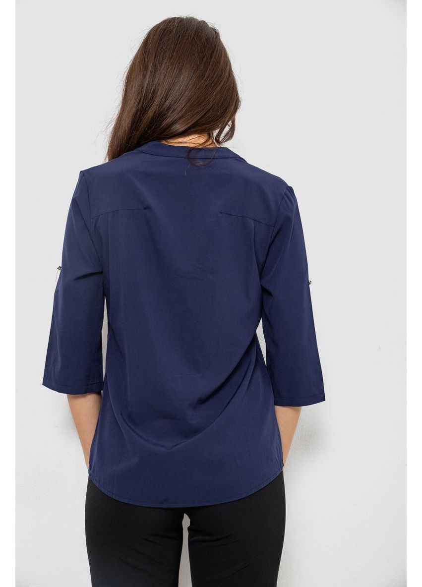 Синяя блуза однотонная Sport Line